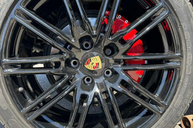 Cubiertas de pinza de freno personalizadas para Porsche Macan T