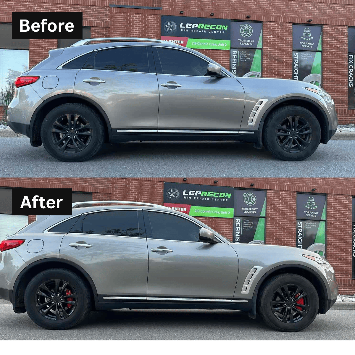 Cubiertas de pinza personalizadas para INFINITI FX
