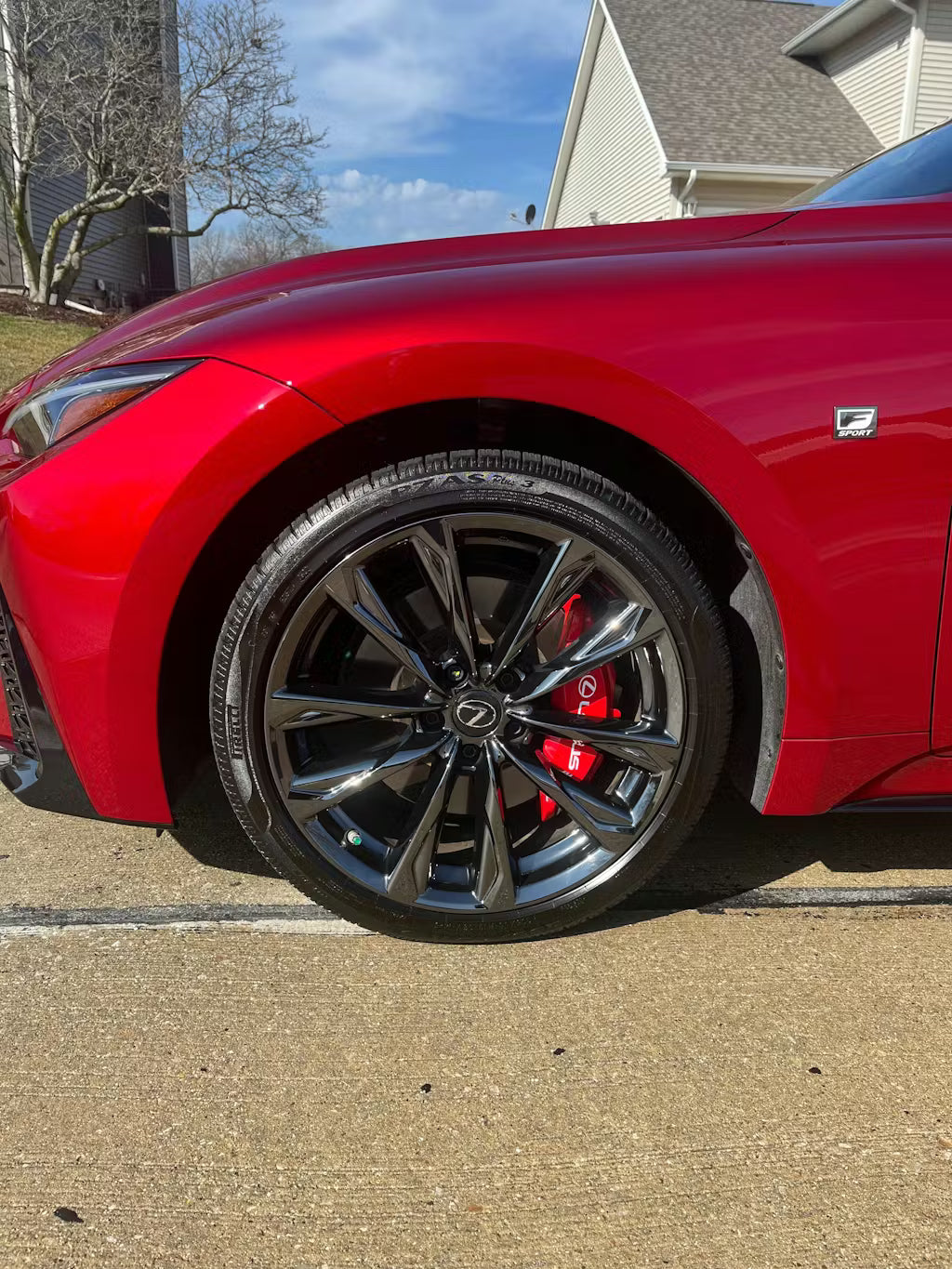 Lexus IS Custom Caliper Covers