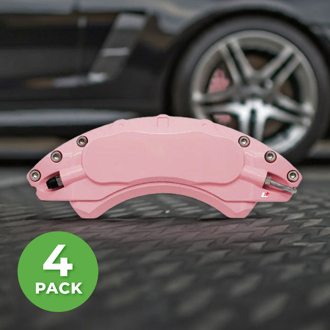 Silver Rear Brake Caliper Covers For Mercedes AMG C43 / C300 / C400 / C450 / GLC43 / GLC 300 – Set Of 2