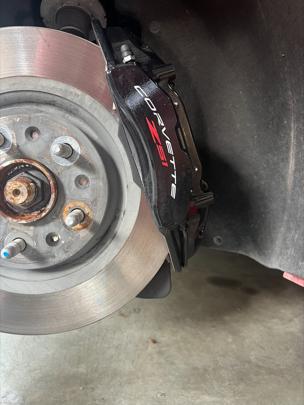 Chevrolet Corvette Custom Caliper Covers