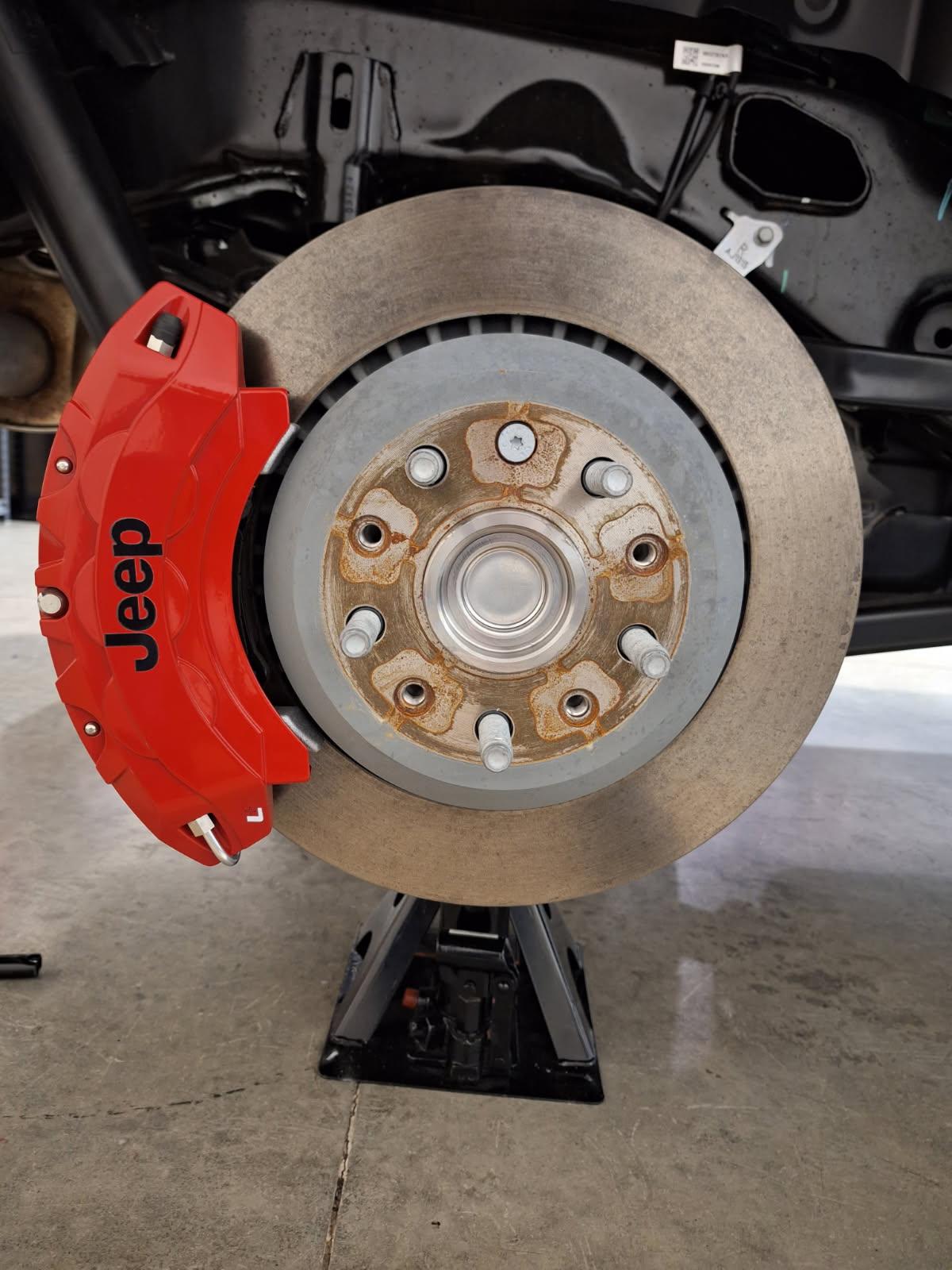 Jeep Wrangler Custom Caliper Covers